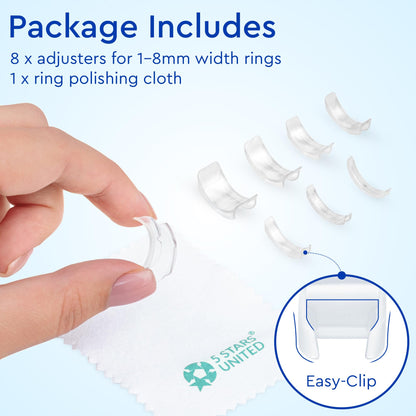 Jewelry finding — 5 stars united ring sizer adjuster