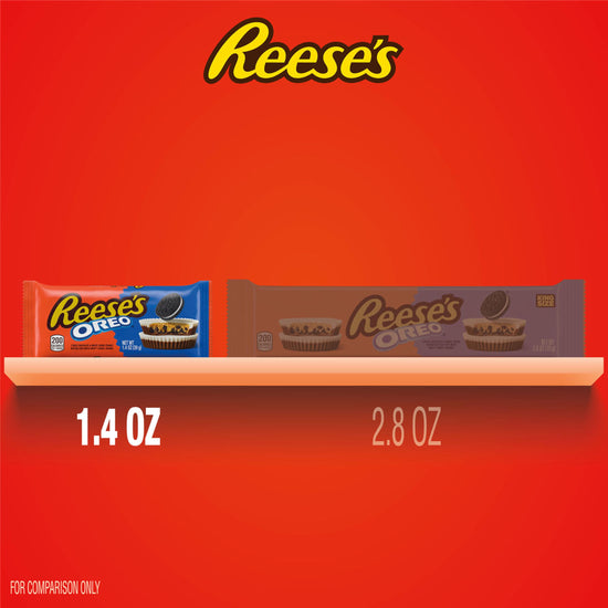 Chocolate candy — Reese's Oreo peanut butter cups in milk chocolate and white creme, 24 count