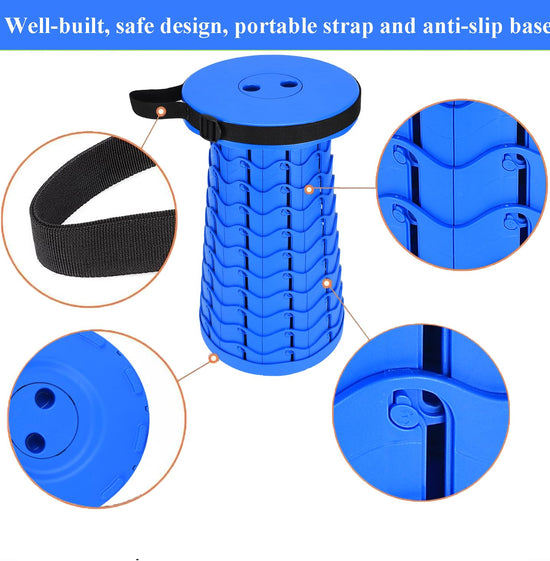 Fishboy collapsible stool — lightweight and sturdy design for outdoor use