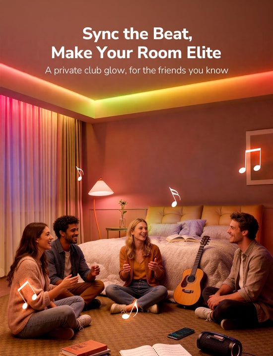 Lepro S1 smart LED strip lights — AI facial recognition and music sync