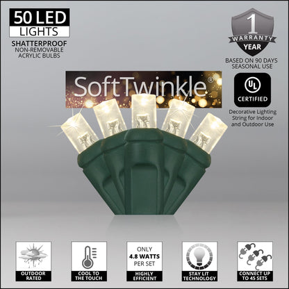 SoftTwinkle string lights — slow twinkling effect for Christmas