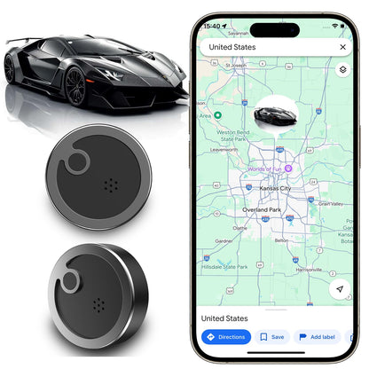 Agvsre GT36 Electroplating GPS Tracker, No Portable and Covert Magnetic Design | Global Coverage Without SIM Card | 376