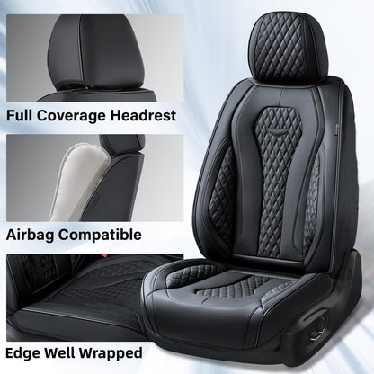 Coverado seat covers — waterproof leather car seat covers for most cars