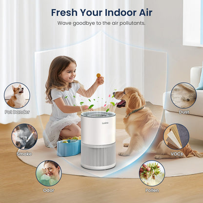 Air purifier — LUNINO H13 True HEPA with fragrance function and sleep mode
