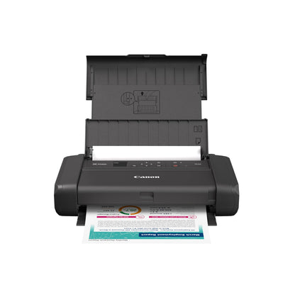 Canon PIXMA TR160 printer — wireless and portable with 50-sheet tray and display