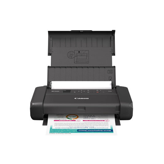 Canon PIXMA TR160 printer — wireless and portable with 50-sheet tray and display