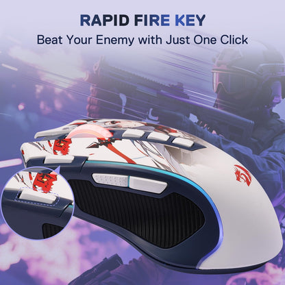 Redragon M612 gaming mouse - high precision sensor