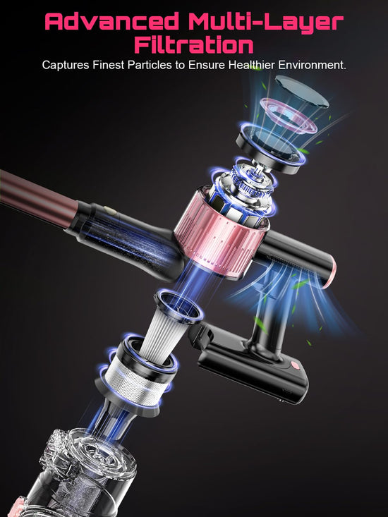 OIRFND cordless vacuum cleaner — lightweight design with powerful suction and anti-tangle brush