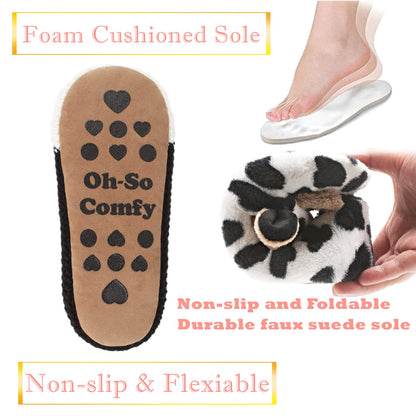 Metluks animal slippers with non-slip grippers for kids and adults