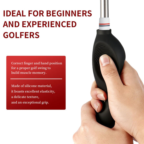 RTOCHG golf grip trainer — silicone swing training aid for right-handed golfers