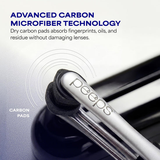 Cleaning agent — Carbon microfiber tech for eyeglasses and lenses