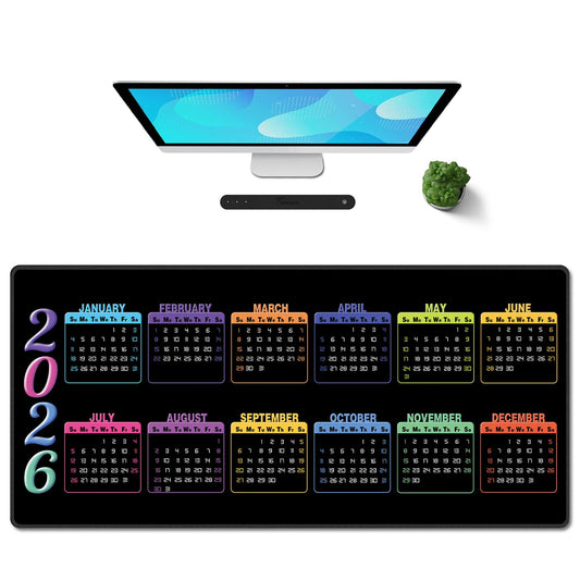 Galdas mouse pad — extra large non-slip rubber with stitched edges for home office