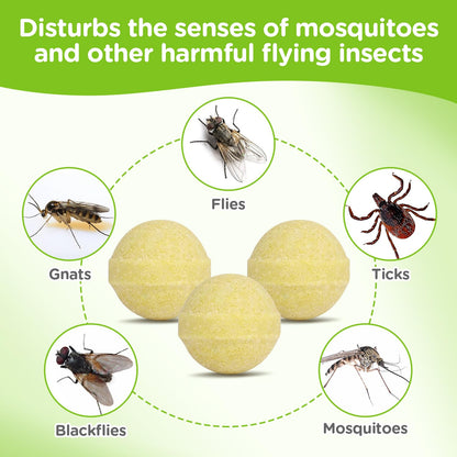Mosquito Repellent Outdoor Powerful Outdoor Mosquito Repellent for Patio 10 Pack Mosquito Repellent Outdoor for Yard, Camping, Child&Pets Friendly