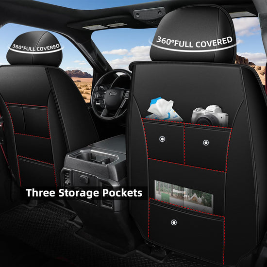 Vehicle seat cover — Custom fit waterproof faux leather for Nissan Frontier 2009-2026