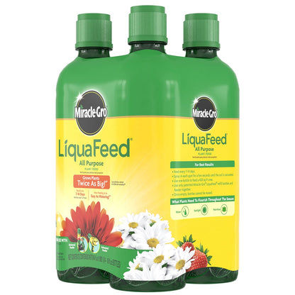 Miracle-GRO fertilizer — liquaFeed all purpose formula