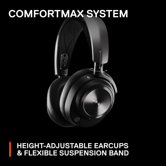 SteelSeries Arctis Nova Pro wireless headphones — multi-system compatibility