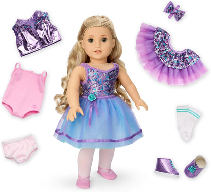 Toy figure — American Girl Truly Me #125 with dance all day set and accessories