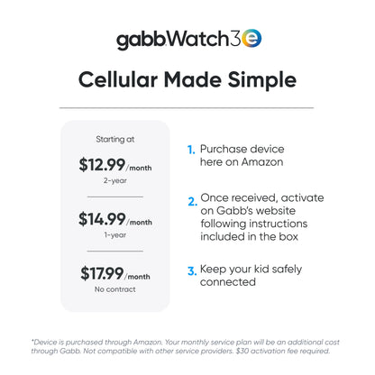 Gabb Watch 3e — Smart watch for kids with GPS tracking and no internet access