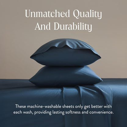 BED_LINEN_SET — Brooklinen luxe core sheet set with fitted and flat sheets plus pillowcases
