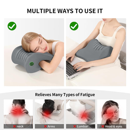 OSZZT body positioner — adjustable neck support with removable cover in gray