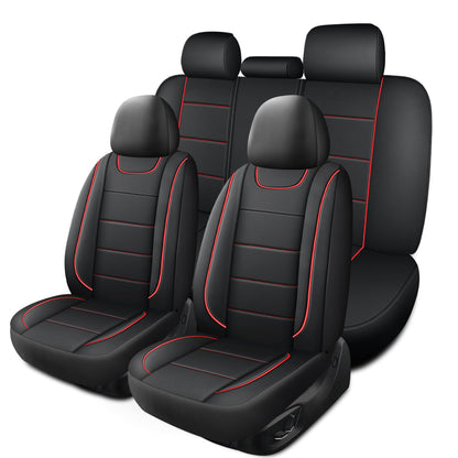 HChengkikz vehicle seat cover — Quilted leather, waterproof, airbag compatible