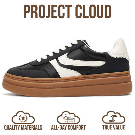 Shoes — Lightweight and non-slip lace up sneakers with memory foam insole for women 2026.