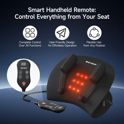 Weyais neck massager — with heat and remote control for pain relief