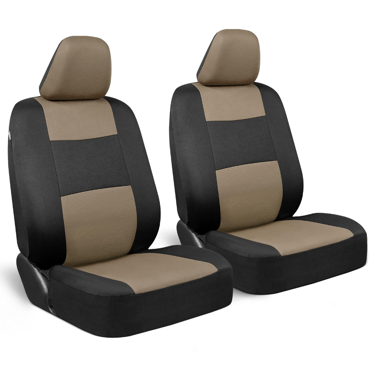 BDK vehicle seat cover set with front and rear split bench design