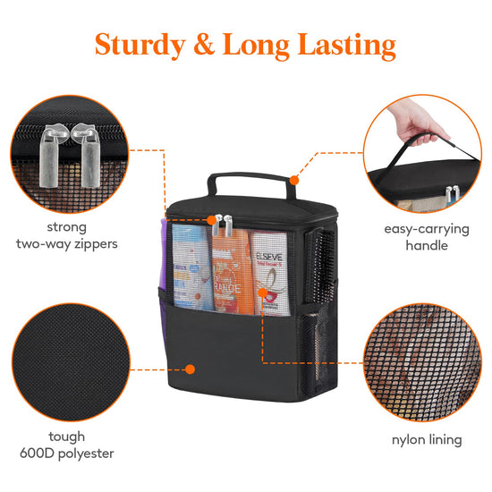 Lifewit caddy — portable mesh shower organizer for travel and dorm essentials
