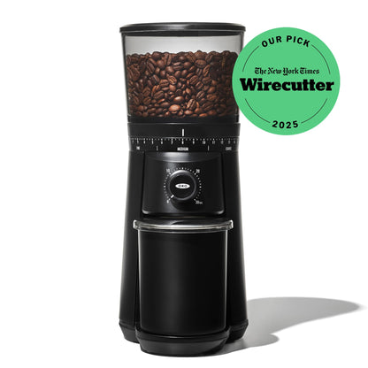 OXO Brew electric food mill grinder — conical burr design