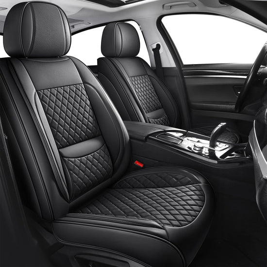 MIROZO vehicle seat cover — waterproof leather full set for cars and SUVs