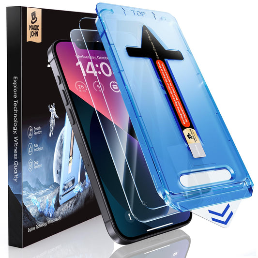 SCREEN_PROTECTOR — Auto dust-elimination and bubble free for iPhone 13/14 and 13 Pro 6.1 inch