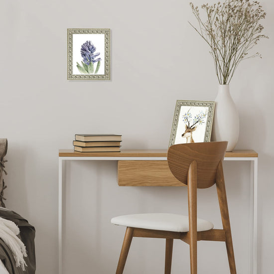 Picture frame — Ornate bronze finish with real glass, 8x10 size by Golden State Art