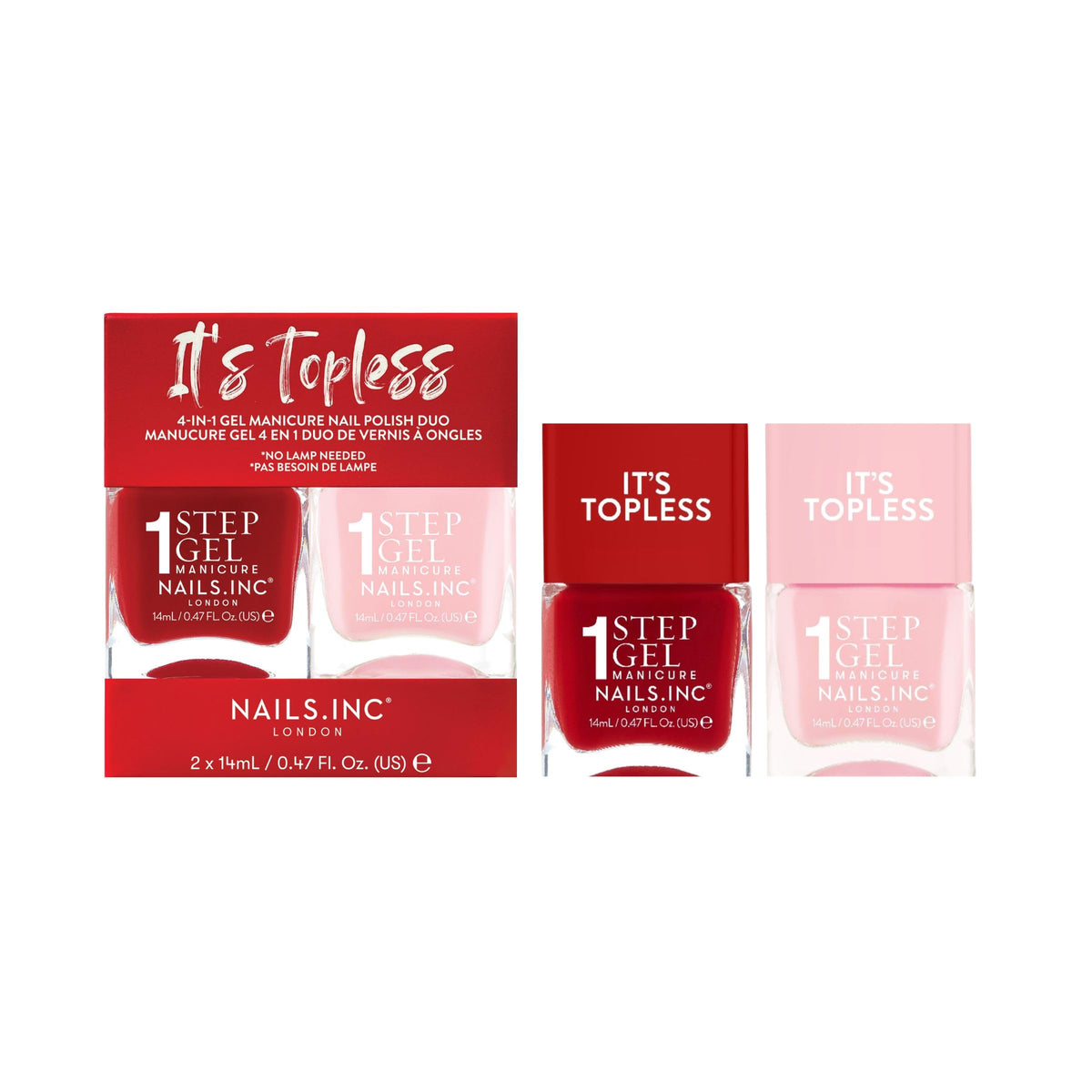 Nails Inc gel nail polish - 4-in-1 long lasting formula for chip free nails