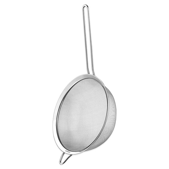 Cuisinart food strainers with mesh design, 3 pack set, silver finishCuisinart food strainers with mesh design, silver finish, 3 pack set