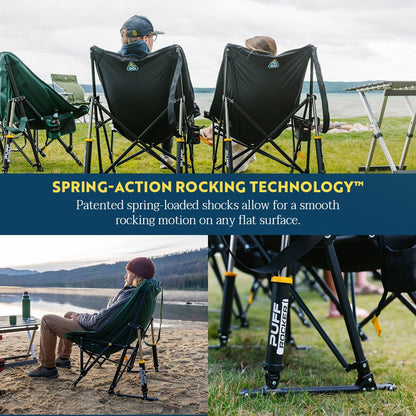 GCI Outdoor chair — rocking design for camping use.