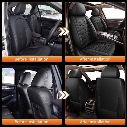 Vehicle seat cover — Custom fit faux leather for Ford Fusion 2010-2020
