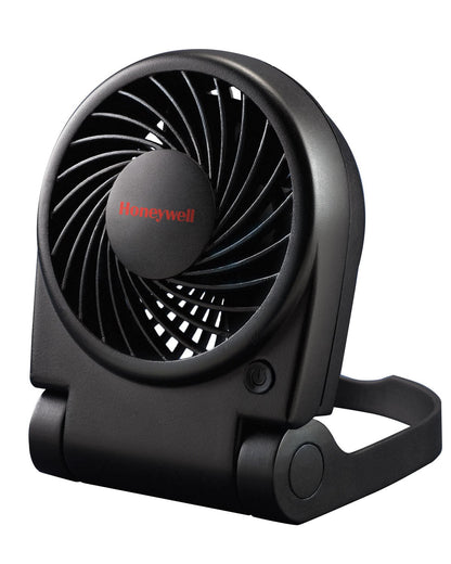 Electric fan — Honeywell turbo on the go personal fan, black, portable