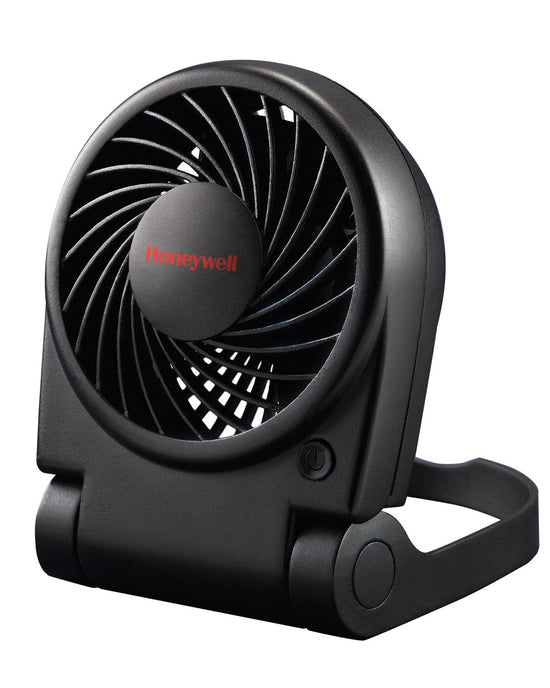 Electric fan — Honeywell turbo on the go personal fan, black, portable