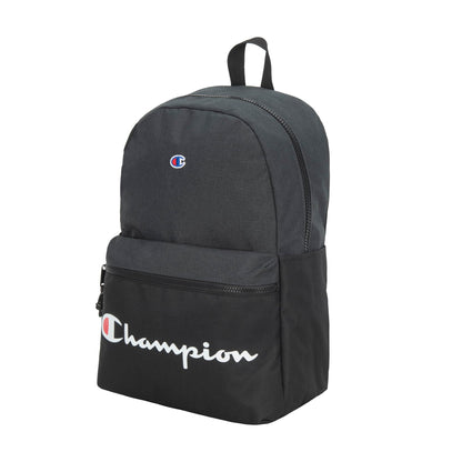 Champion backpack — Padded adjustable straps and water bottle pocket