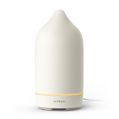 Vitruvi stone diffuser — ceramic ultrasonic essential oil diffuser for aromatherapy