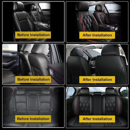 AOMSAZTO vehicle seat cover — Custom fit leather for Chevrolet Cruze 2011-2019