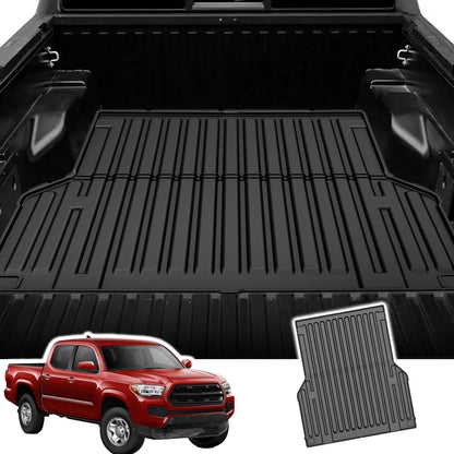 Tacoma 5FT truck bed mat — AOMSAZTO custom fit rubber liner for 2005-2023 Tacoma