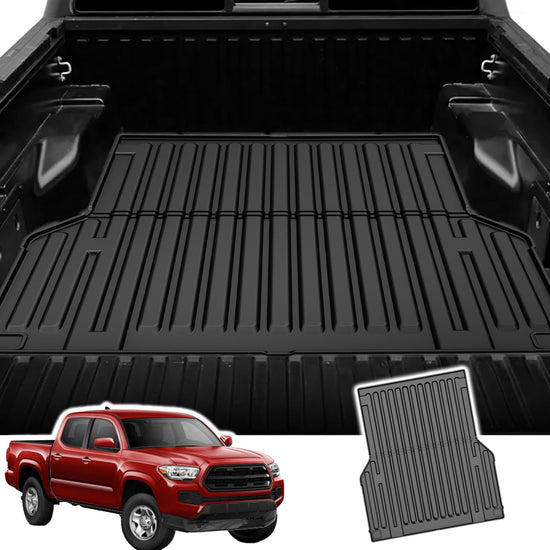 Tacoma 5FT truck bed mat — AOMSAZTO custom fit rubber liner for 2005-2023 Tacoma