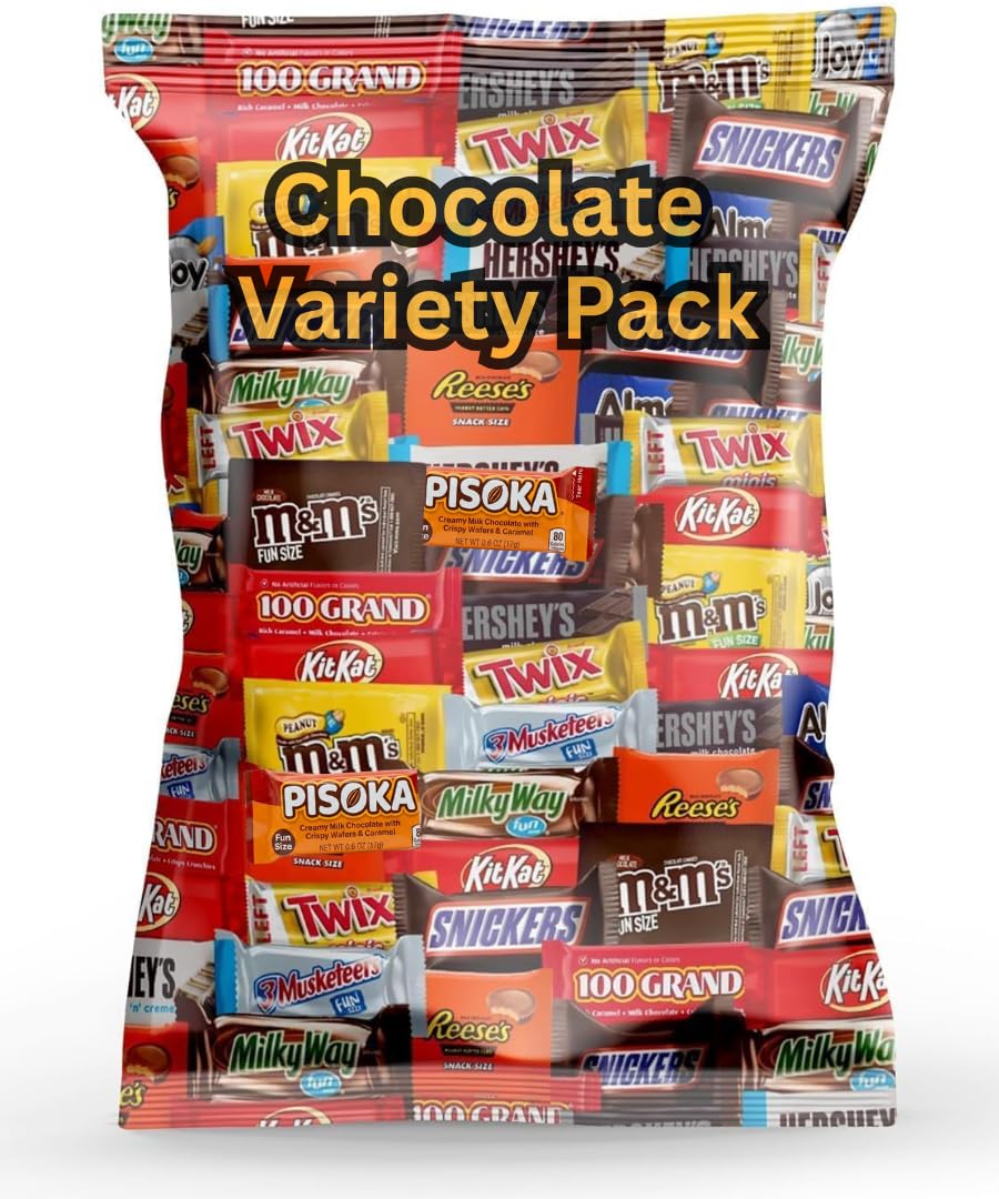 Candy variety pack — fun size chocolate mix for parties and everyday treats