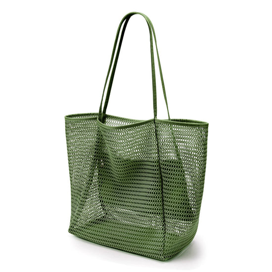 KALIDI tote bag — Foldable nylon mesh for beach and picnic use