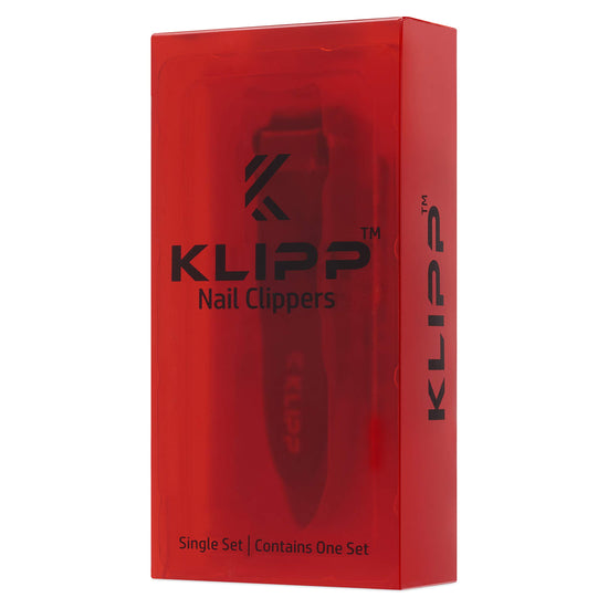 Nail clippers - KLIPP heavy duty self-collecting nail cutter with ergonomic lever