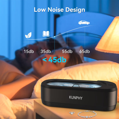 Kunphy Jewelry Cleaner — Professional ultrasonic solution for all metals and rings