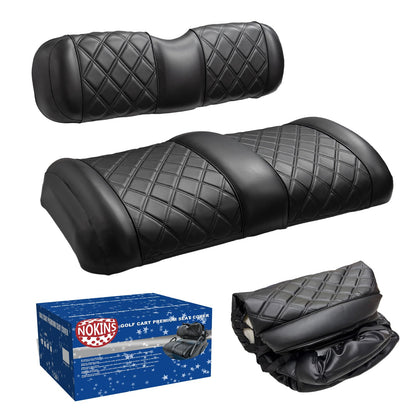 NOKINS golf cart seat covers with sponge padding for EZGO TXT and RXV models