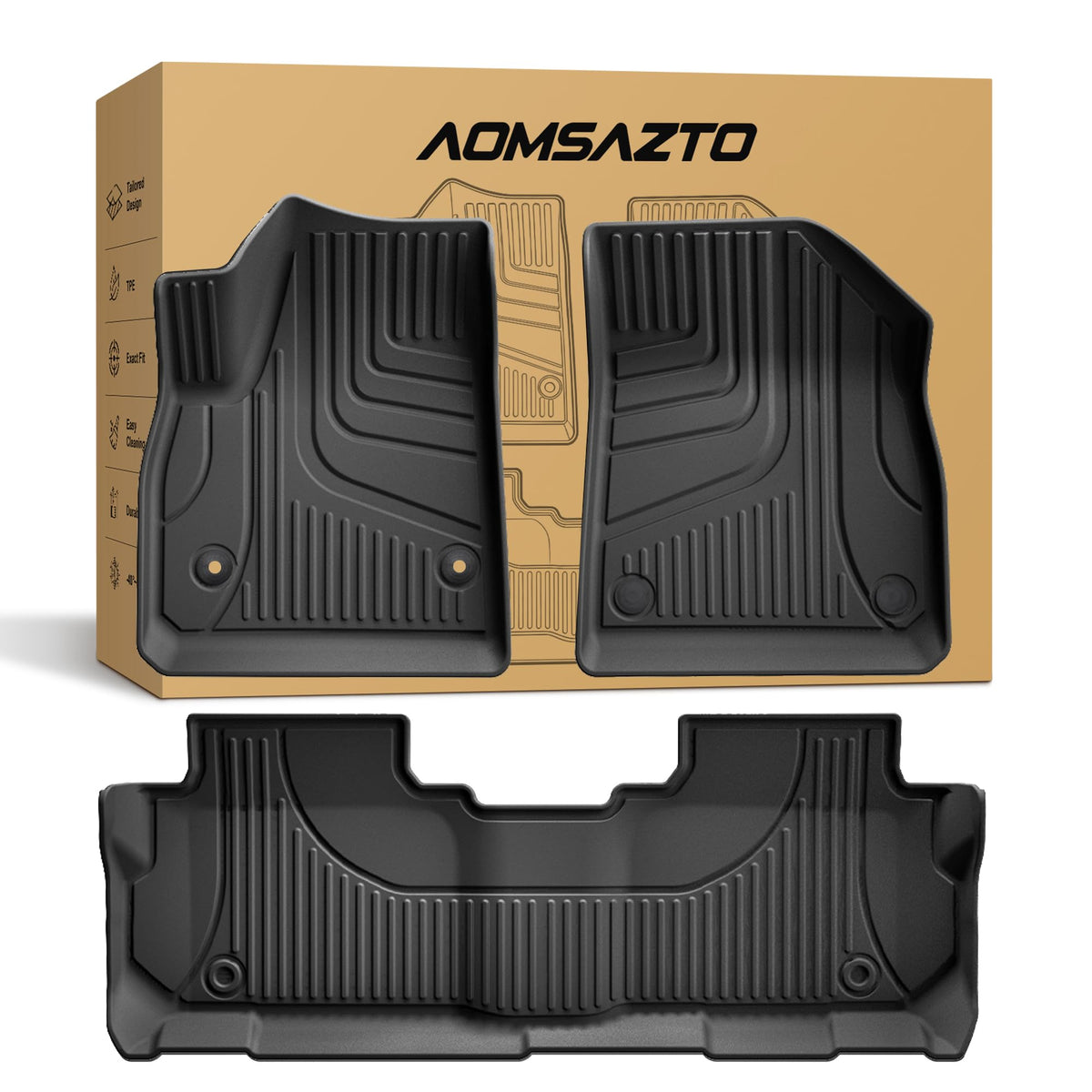 AOMSAZTO vehicle mat — all weather floor liner for Chevy Blazer 2019-2026